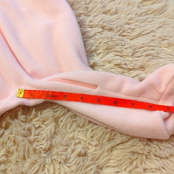 NWOT Absorba Baby Pink Fleece Winter Suit, 6-9 Months - Picture 10 of 11